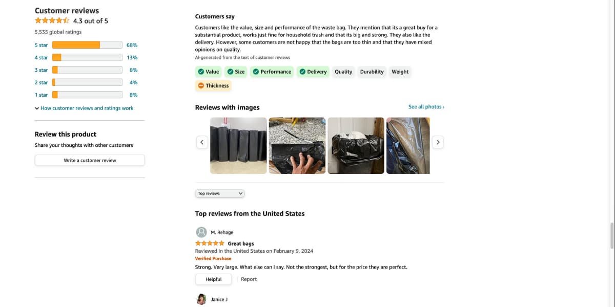 Finding Made in USA Products on Amazon Using Reviews